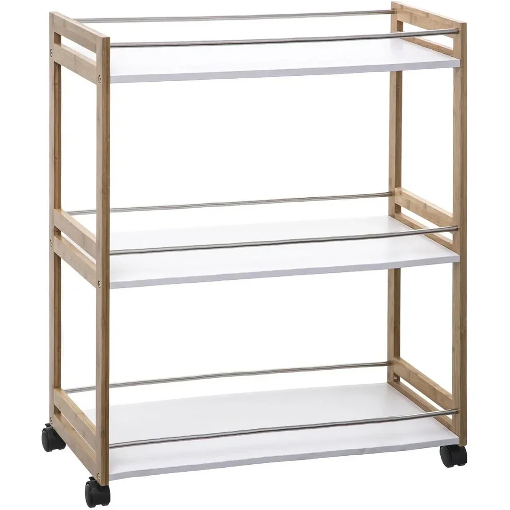 Küchenwagen Bambus - 76 x 30 x 81cm