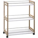 Küchenwagen Bambus - 76 x 30 x 81cm