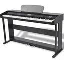Digitalpiano mit Pedalen 88 Tasten schwarz