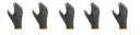 Polyester-Strickhandschuh grau, 5er Set