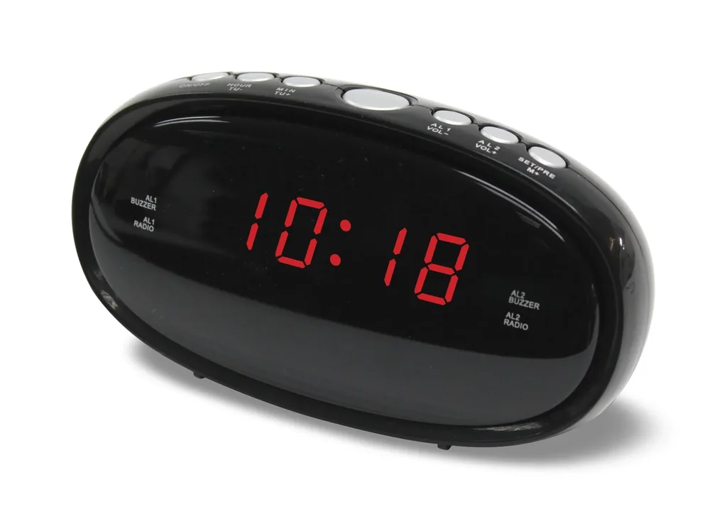Radiowecker mit 2 Weckzeiten