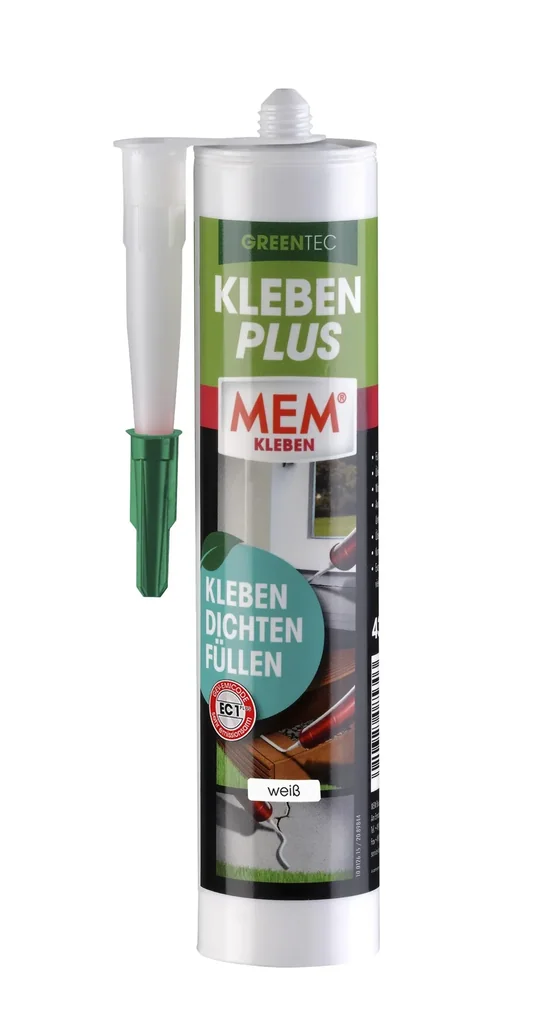 Klebe- und Dichtmasse Plus Greentec, weiß, 450g
