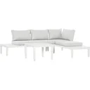 3-teiliges Gartenmöbel-Set mit Bei
