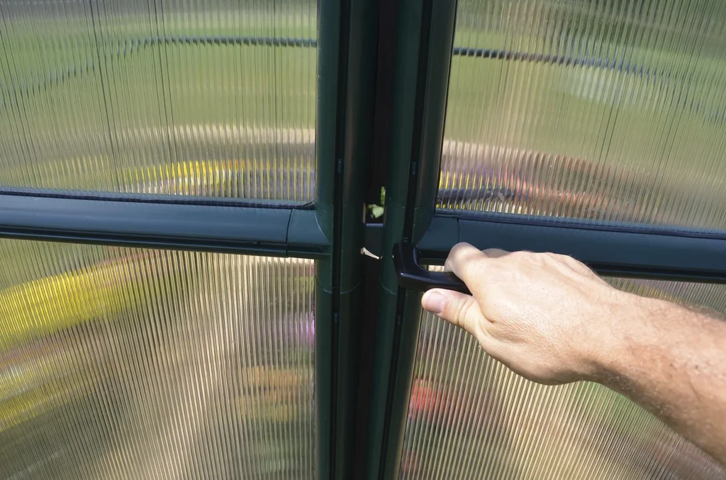 Kunststoff Gewächshaus Grand Gardener 46 mit Fundament, 267 x 389 x 238 cm