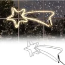 Sternbeleuchtung - 144 Lichter - 4m - Metallrahmen