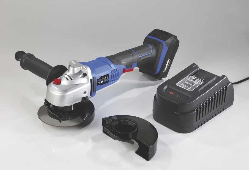 Akku Winkelschleifer 18 Volt Li-Ion Komplett - Set AWS18 inklusive Akku und Ladegerät