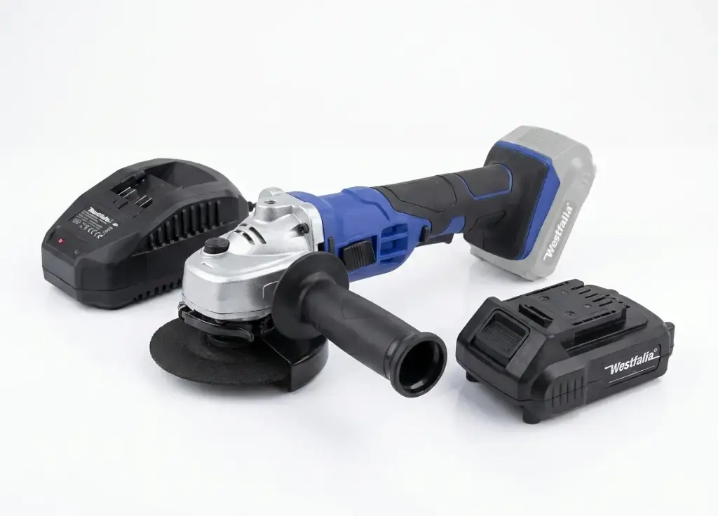 Akkuschleifer 18 Volt Li-Ion Komplettset AWS18 (mit 2,0 Ah Akku + 2,4 A Ladegerät)