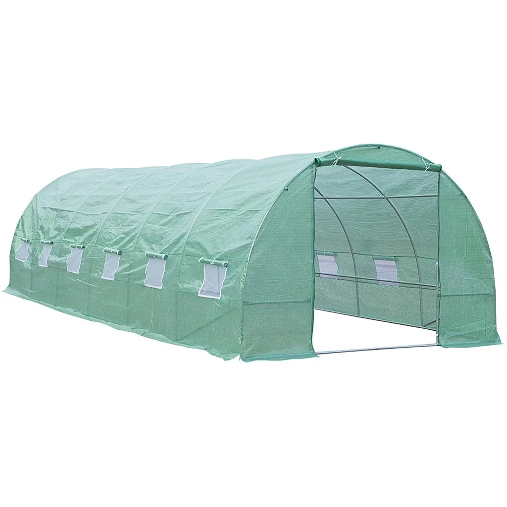 Foliengewächshaus 8x3x2m Pflanzenhaus