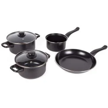 Topfset 6 Stück - Kohlenstoffstahl 0,8 mm