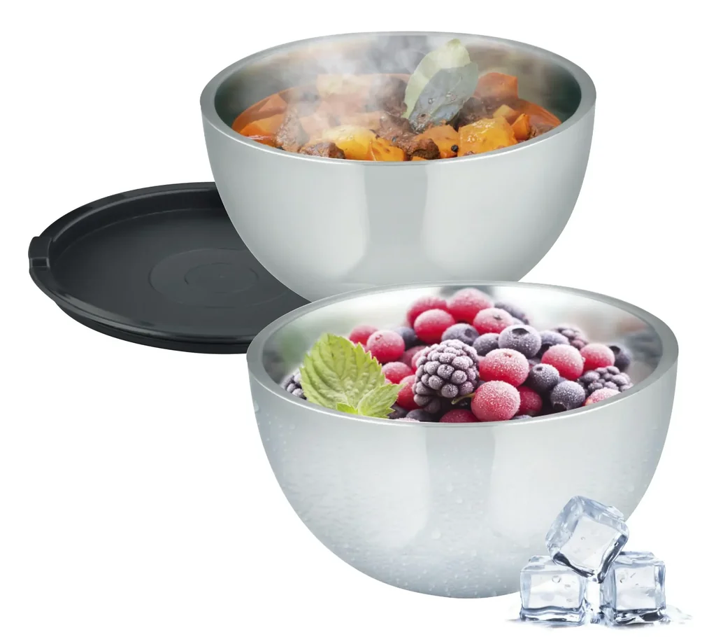 Schüsselset, 2-teilig, 17/21 cm Heiss & Kalt