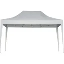 Faltpavillon 3x4.5m weiß Metall