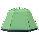 Campingzelt 6 Personen - Grün/Schwarz - 320 x 320 x 180 cm