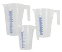 Messbecher mit Griff und Ausgussschnabel, mit Füllskala, für 1000ml