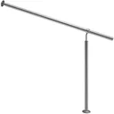 Geländer - Stahl - Rostfreier Stahl - 120 x 89 cm - Silber