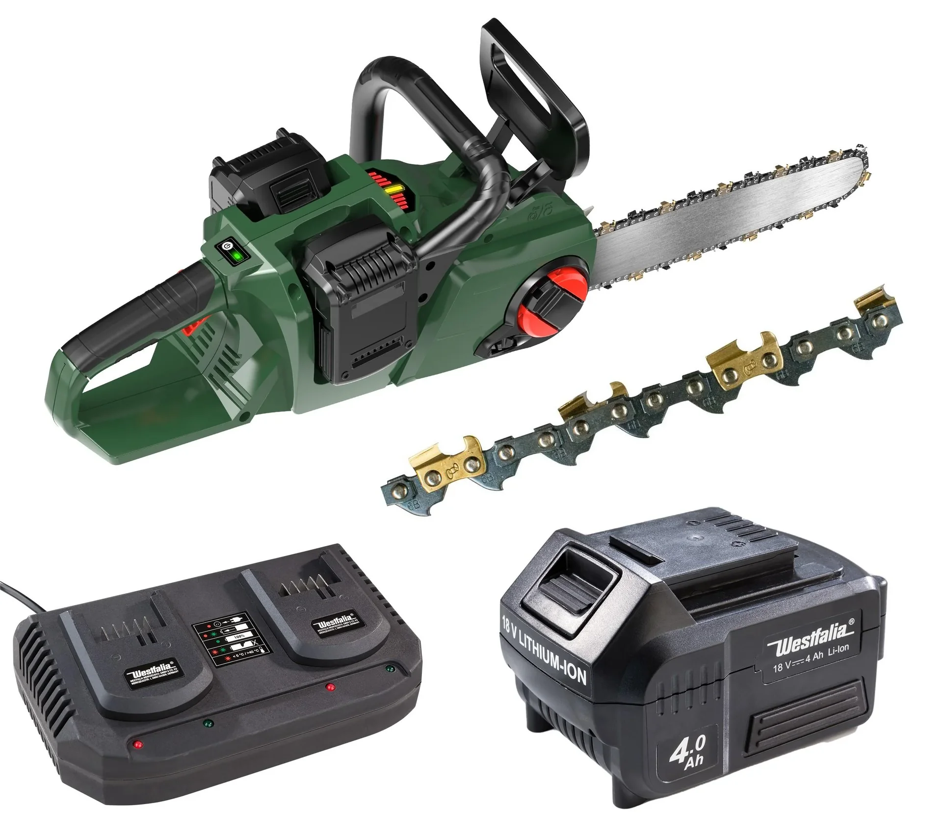 Power Akku-Kettensägen-Set 