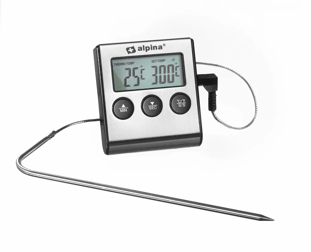 Digital Grill/Bratenthermometer Edelstahl