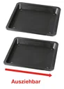Backblech ausziehbar 33-53,5 cm, 2-er Sparset