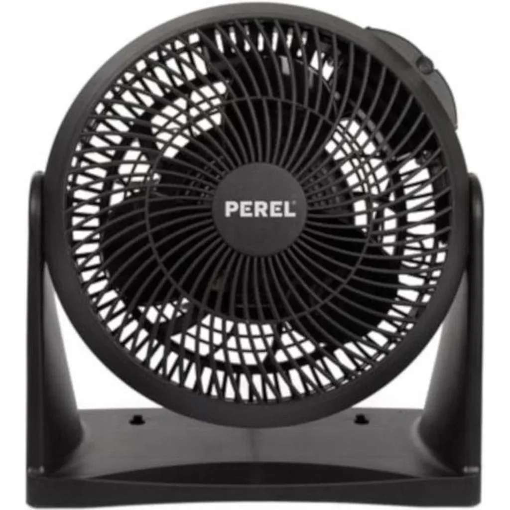 NL Boden- und Wandventilator ABS - Ø20cm - Schwarz - 30W