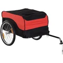 Fahrradanhänger Lastenanhänger Rot/Schwarz