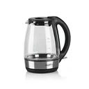Glas-Wasserkocher LED blau 2200 Watt, 1,7 L