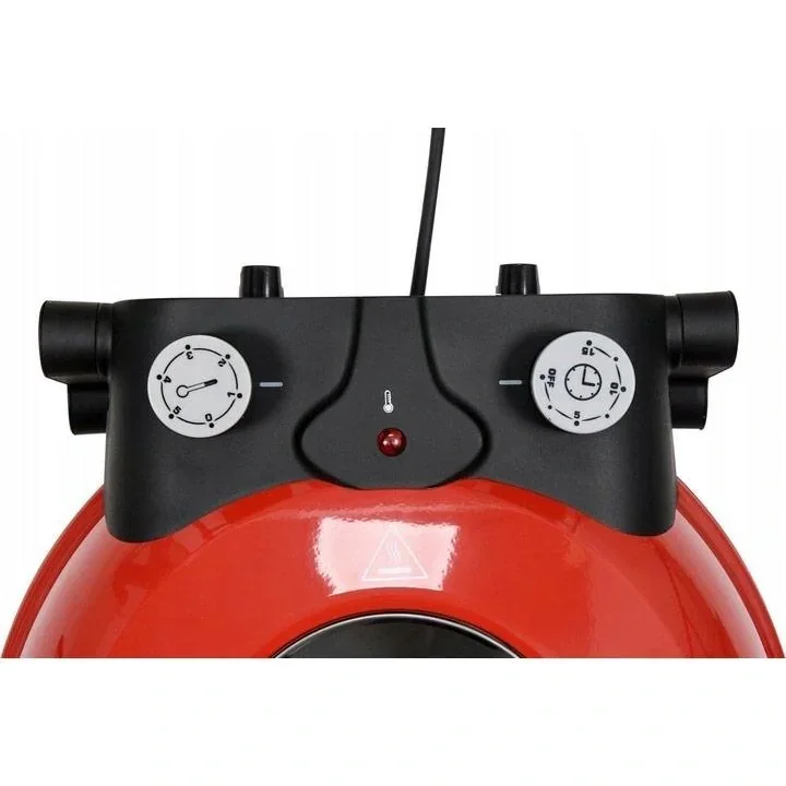 Pizzaofen - 1200W - 400 ºC - 5-stufige Temperaturregelung