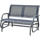 Schaukelbank 2-Sitzer Gartenbank Metall