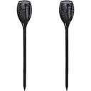 Solarleuchte im 2er-Set schwarz