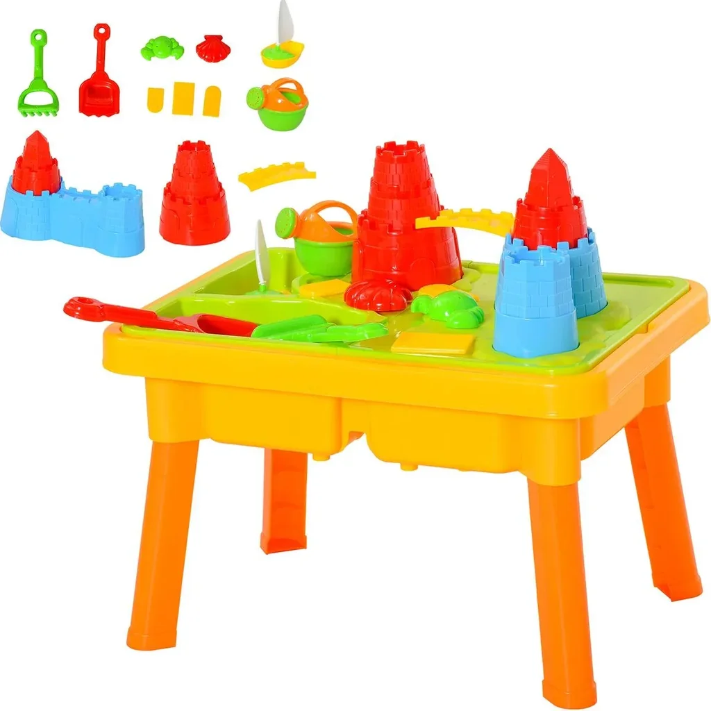 Kinder Sandspielzeug Burgthema bunt