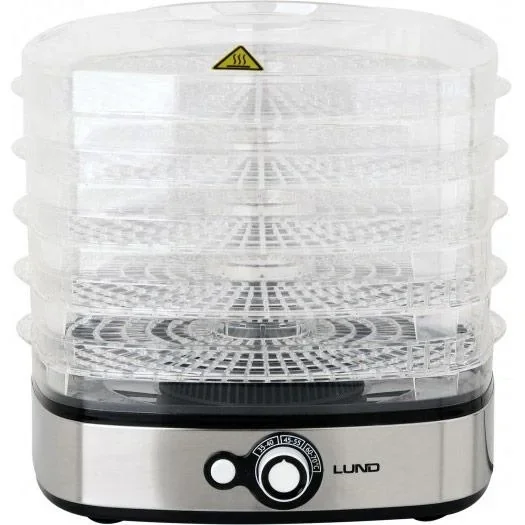 Lebensmitteltrockner - 5 Schichten - 35 bis 70 Grad - 500W