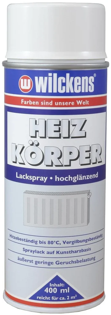 Heizkörper Lackspray glänzend Weiß 400 ml