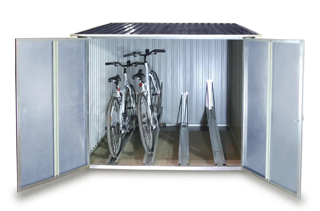 Fahrradbox für bis zu 4 Fahrrädern