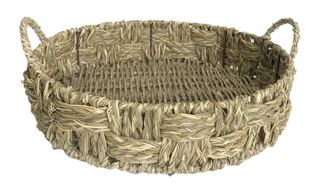 Tablett Korb aus Seegras