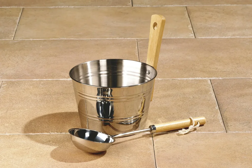 Exklusives Aufguss-Set Edelstahl