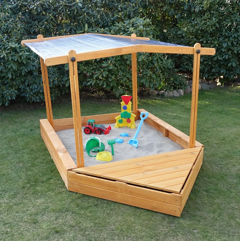 Sandkasten "MULTI" + Sitzbox