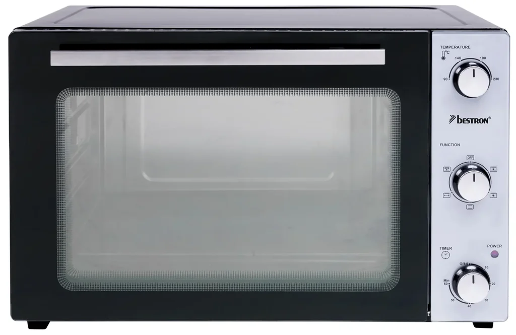 Grill-Backofen mit Drehspieß, Umluftfunktion, 55 Liter, 2000 Watt