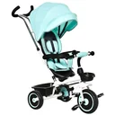 2 in 1 Dreirad Kinderwagen 100 cm x 48 cm x 106 cm