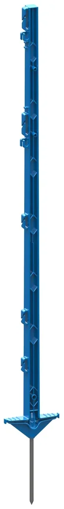Vollkunststoffpfahl Classic mit Doppeltritt - 105 cm, 5 Stück