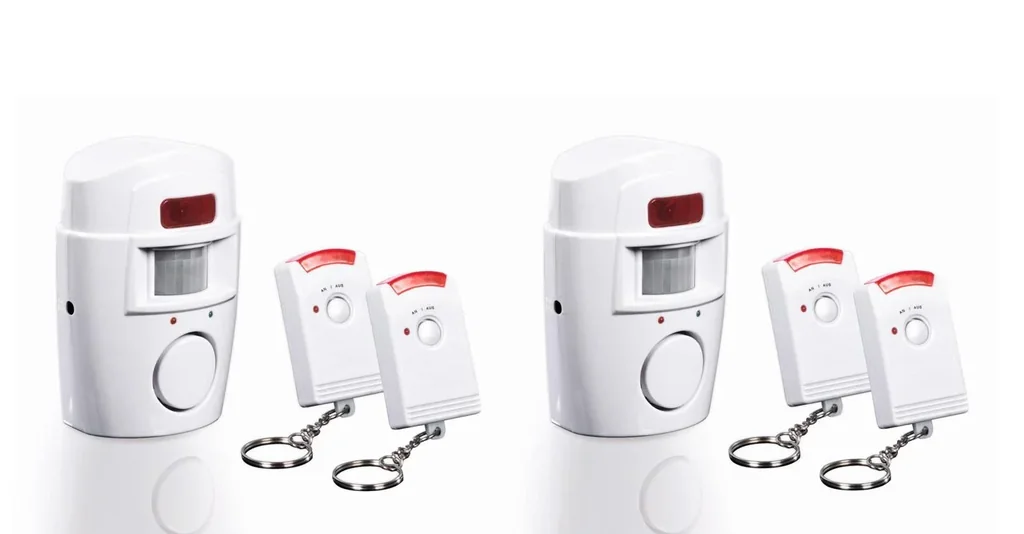 Drahtlose Infrarot Alarmanlage 2 für 1 Sparset