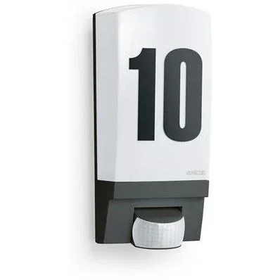 L1 Außenwandleuchte - 60W - E27-Fassung - Bewegungssensor - Wasserdicht IP44 - Schwarz