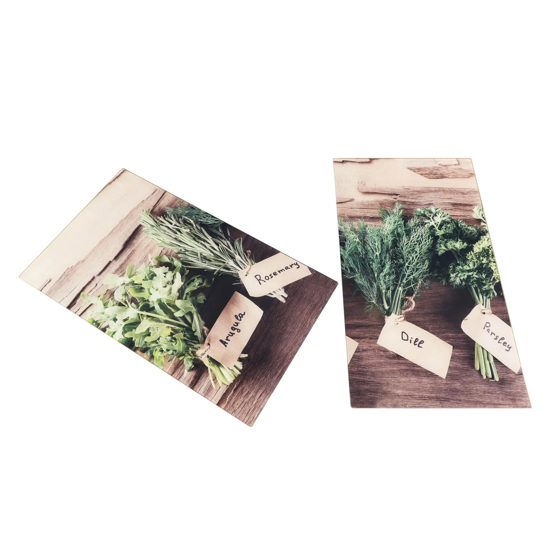 Herdabdeckplatte, 2 teilig "Kräuter"