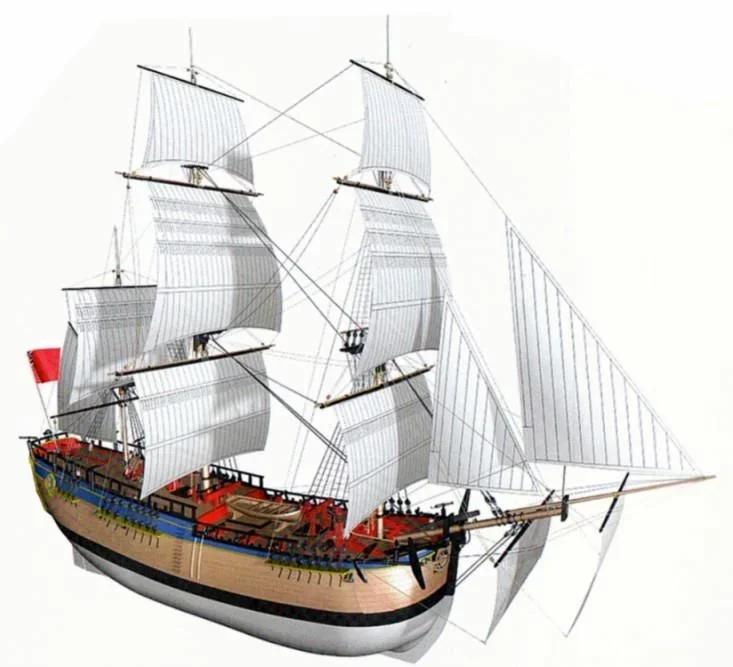 Baukasten HMS Endeavour 1:50