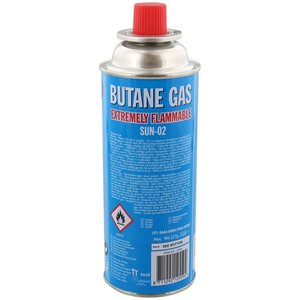 Gasflasche | Gaskanister 227 Gramm für Unkrautbrenner und Gasbrenner