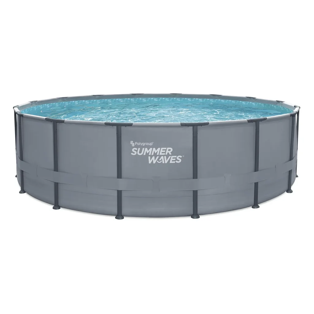 Elite Frame Pool Ø488 x 122 cm anthrazit
