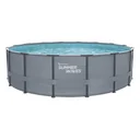Elite Frame Pool Ø488 x 122 cm anthrazit