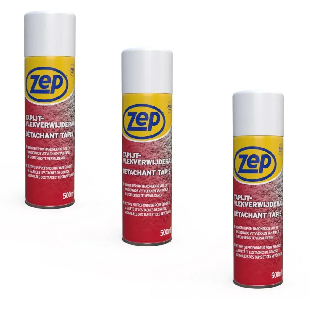 ZEP Carpet Fleckentferner - 500 ml x 3 Stück- Sparpack - 3 Stück