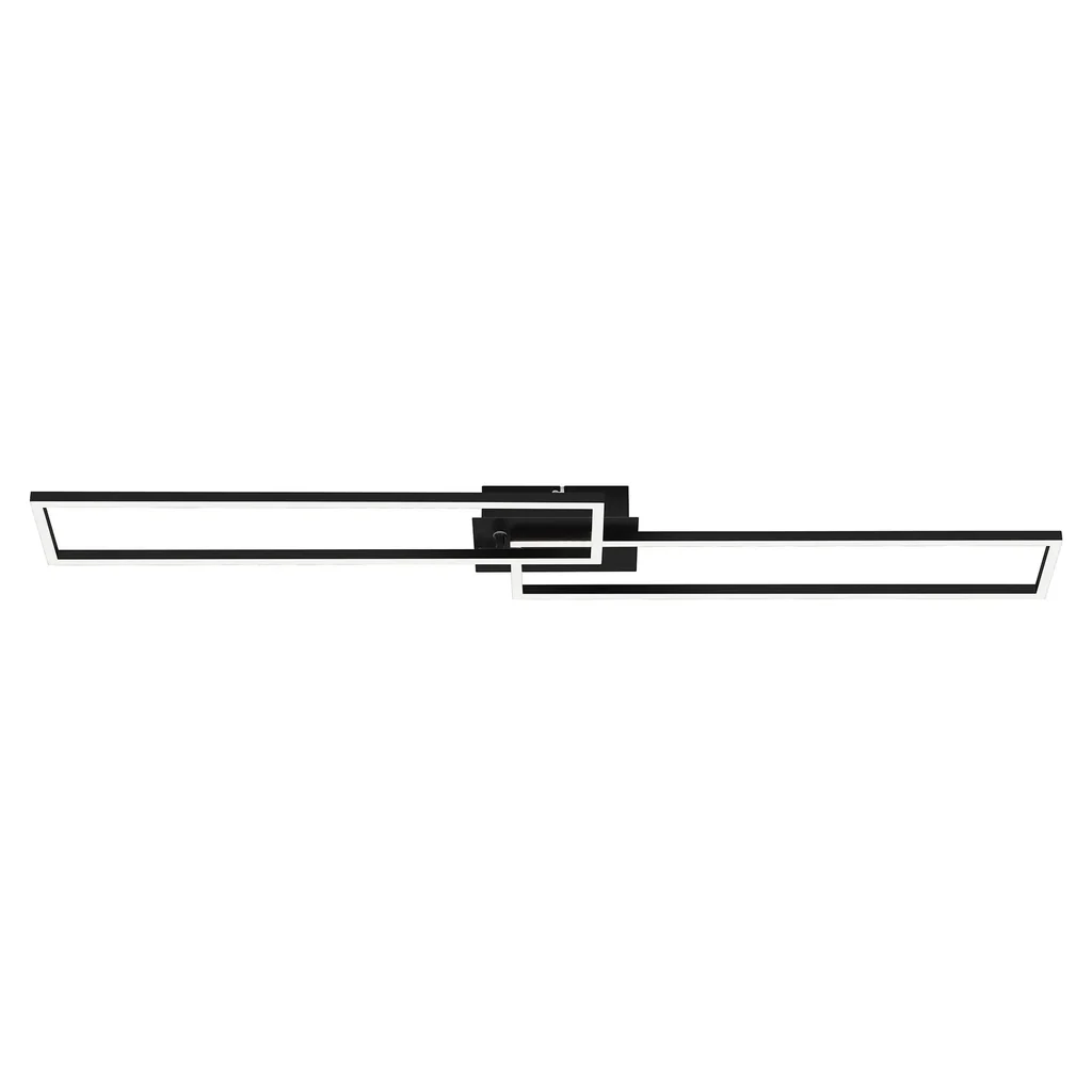 LED Wand- und Deckenleuchte, 110 cm, CCT, 4400 Lumen, 40 Watt, schwarz
