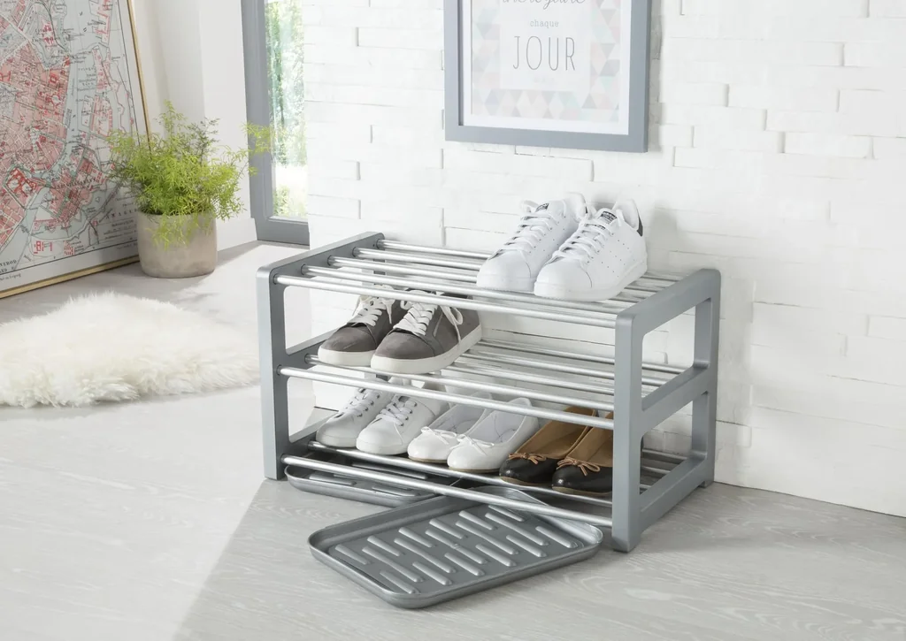 Schuhregal "Trend", mit 2 Abtropfschalen