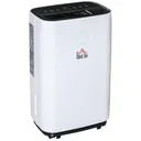 Luftentfeuchter 16-20 20 L / 24 h 4000 ml mit Rädern ABS weiß 33,5 x 23 x 57 cm