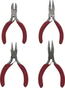 Mini-Zangen: Seitenschneider, Spitzzange, Rundzange, Flachzange