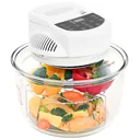 Umluftofen mit Erweiterungsring und Zeitschaltuhr 1400 W 17 L